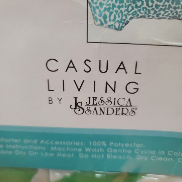 Jessica Sanders Casual living reversible FULL bedding set pillows comforter NEW - Picture 2 of 6